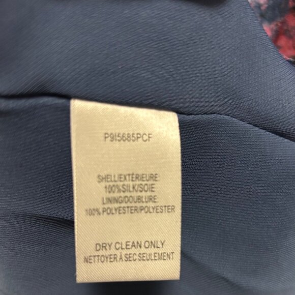 Parker Serpentina Snakeskin Print Silk Dress XS Long Sleeve Ruffle Hem - Picture 8 of 8